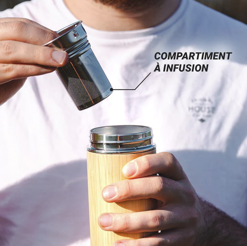 meilleur thermos infuseur compartiment infusion thé yerba maté lavage facile pas cher promotion eau chaude combien de temps avis guide