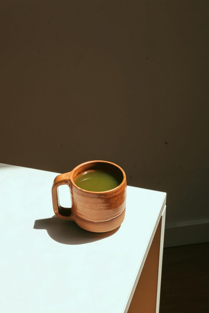 mélanger la yerba maté vert
